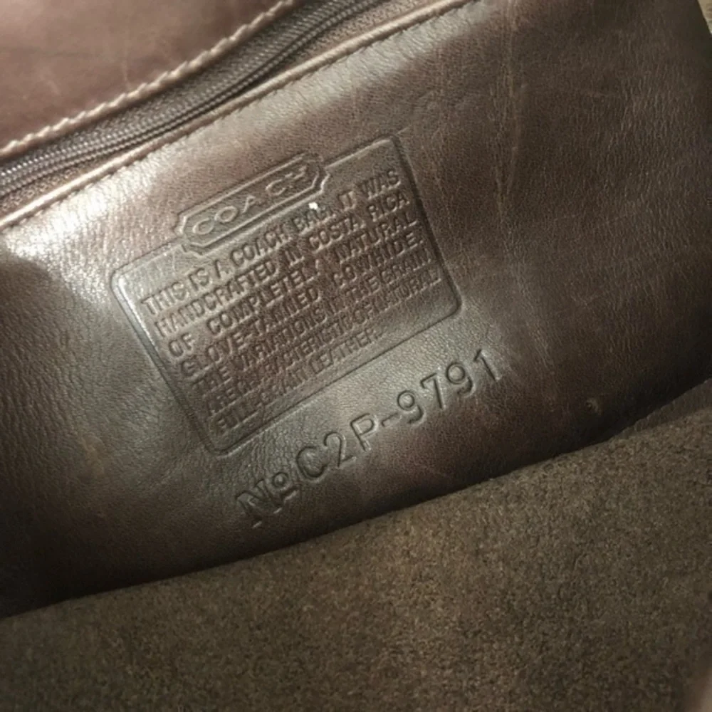 Coach brown leather daypack backpack made in Costa Rica - Picture 2 of 16